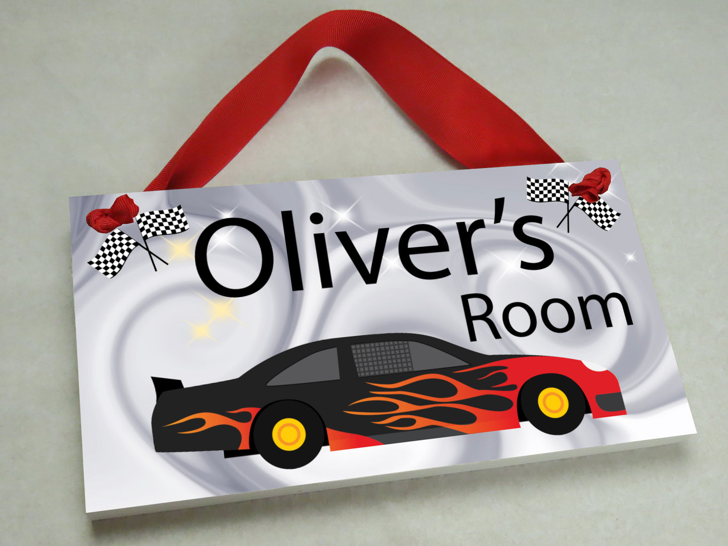 Race Car 1 Door Sign