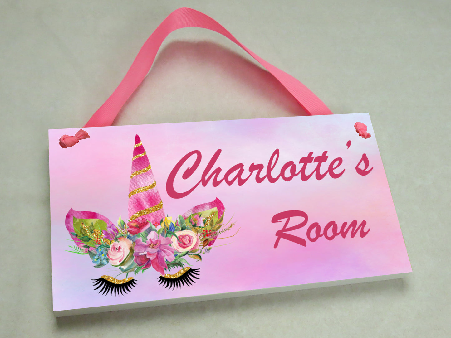 Unicorn 6 Door Sign