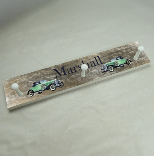 Vintage Car 2 Coat Rack