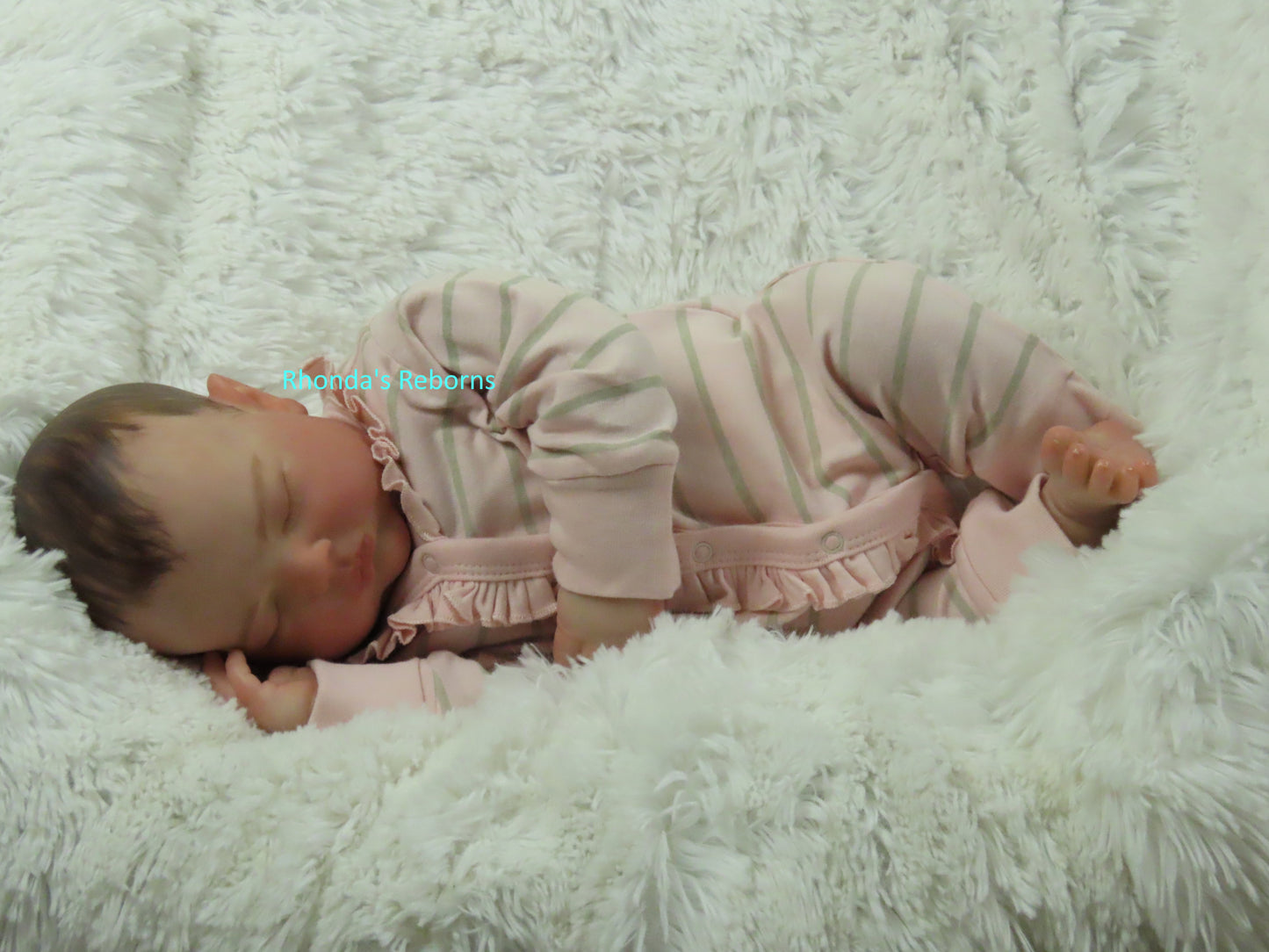 Tessa Sleeping - Custom Reborn Baby