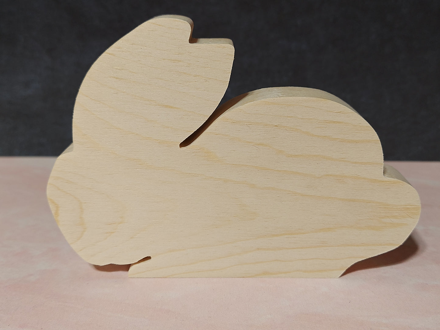 Unfinished Wooden Easter Bunny Cutout