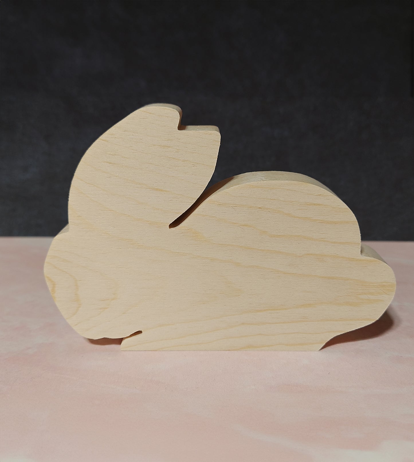 Unfinished Wooden Easter Bunny Cutout