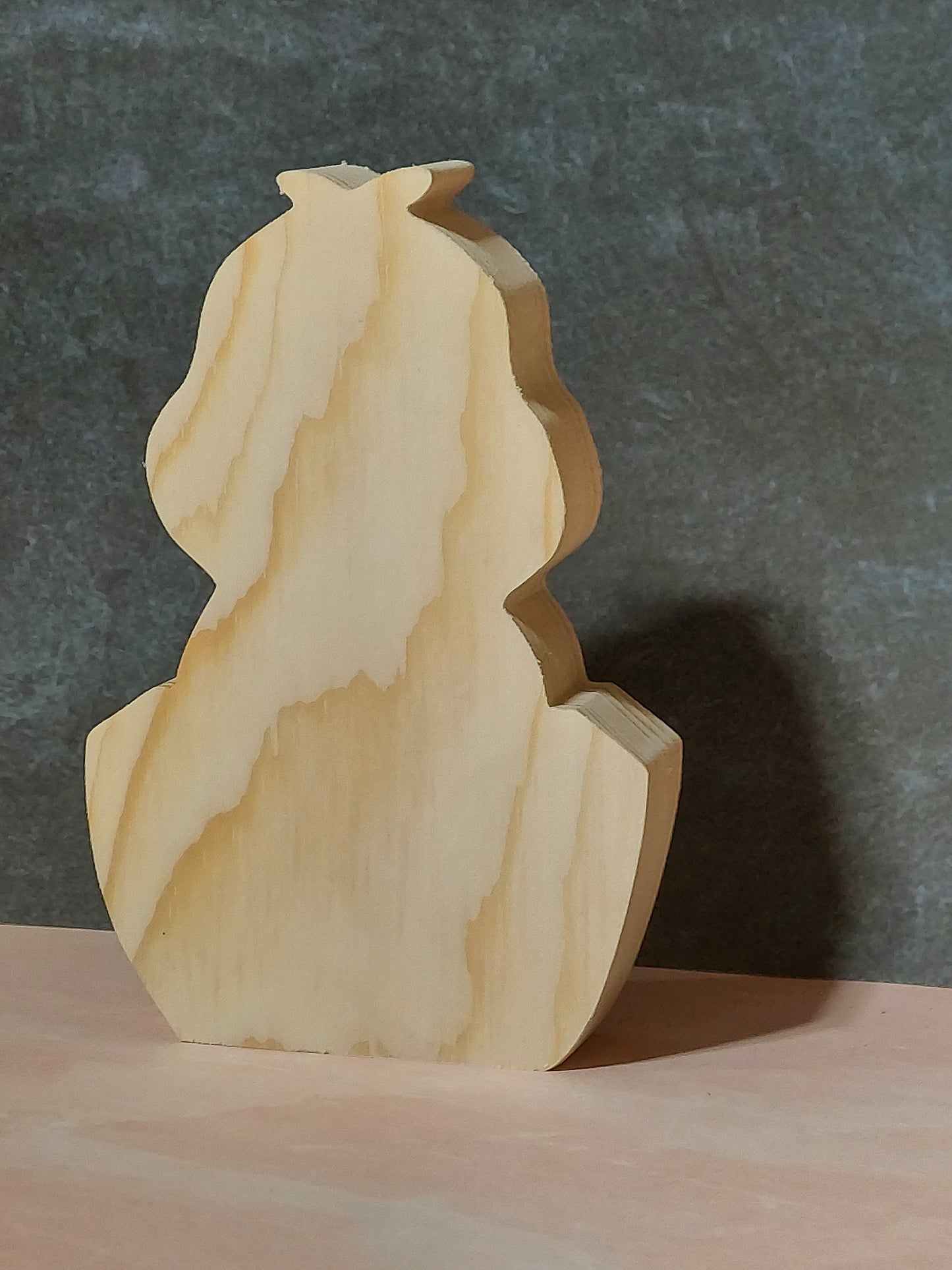 Unfinished Wooden Easter Chick Cutout