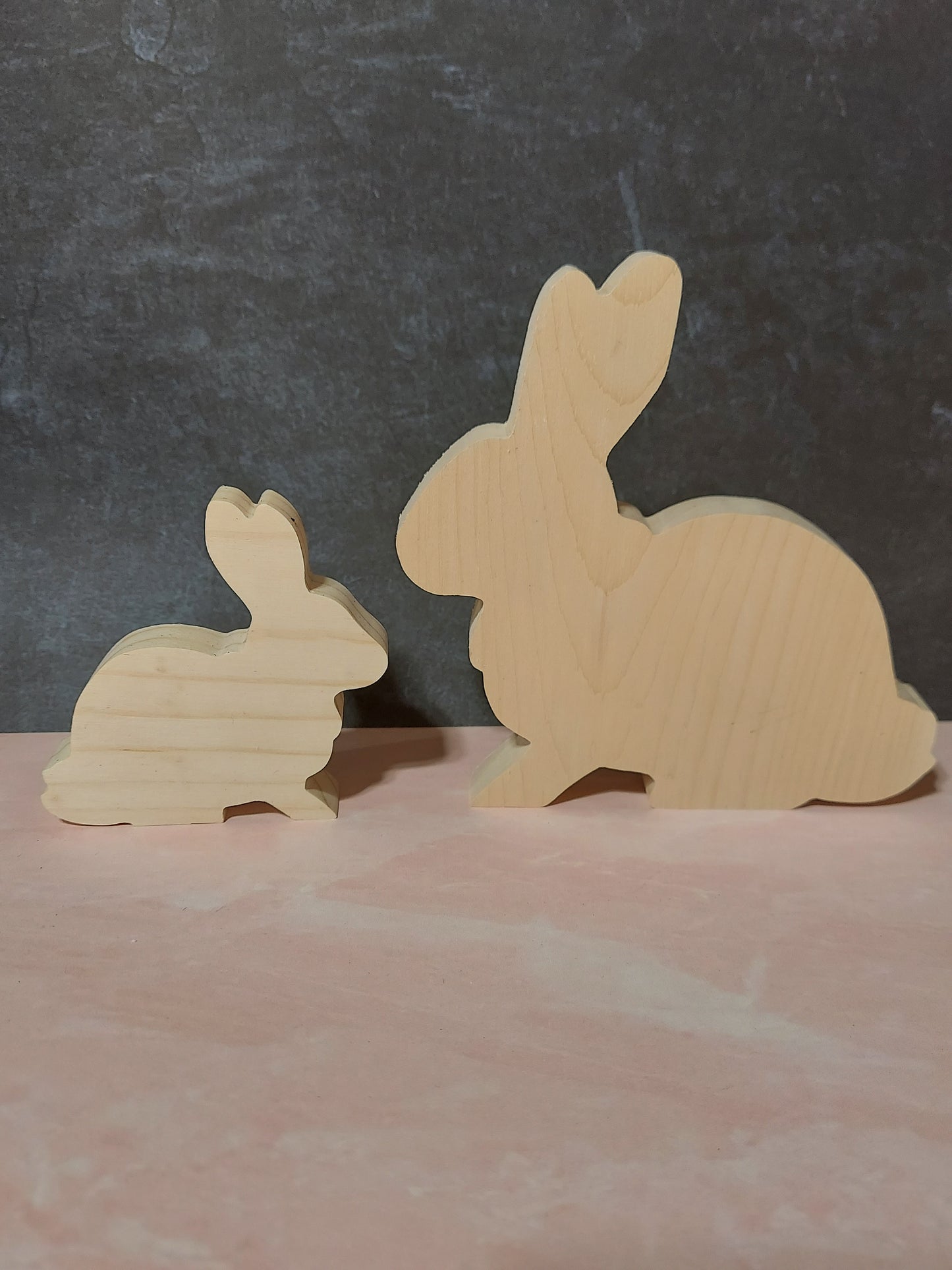 Unfinished Wooden Easter Bunny Cutout