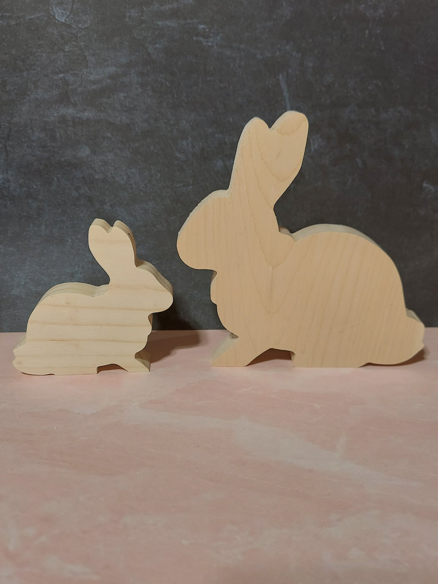 Unfinished Wooden Easter Bunny Cutout