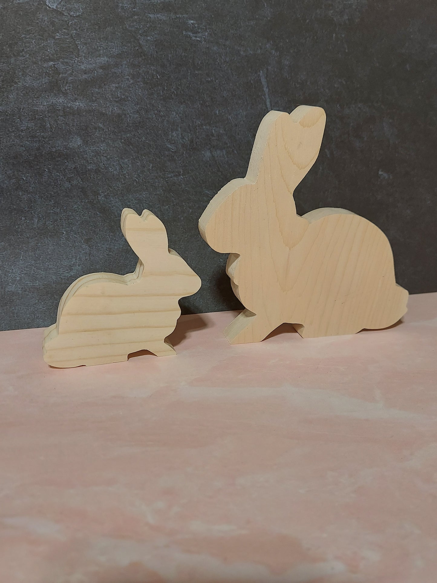 Unfinished Wooden Easter Bunny Cutout