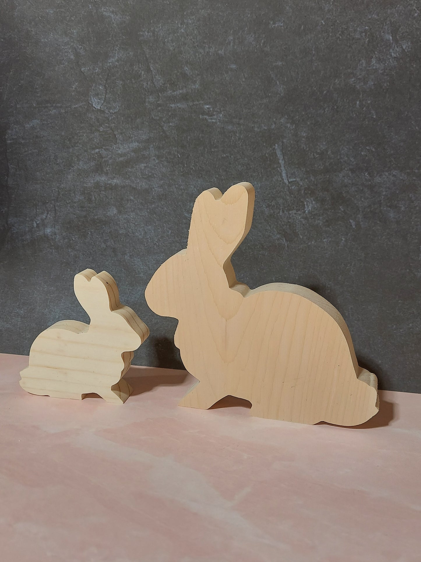 Unfinished Wooden Easter Bunny Cutout