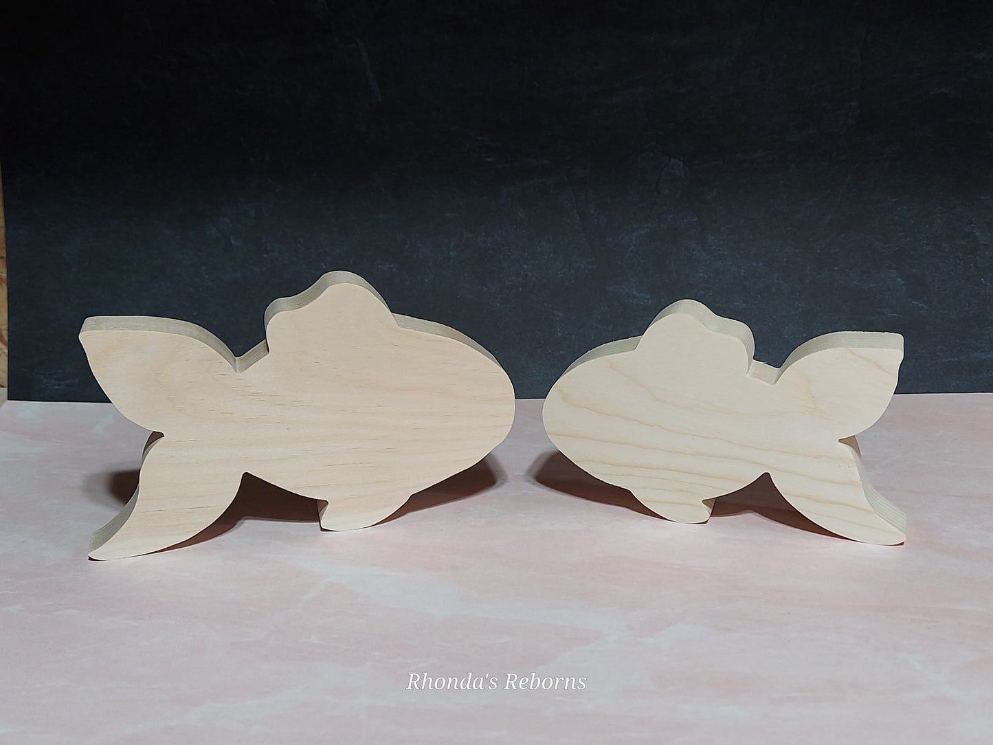 Unfinished Wooden Fish Cutout