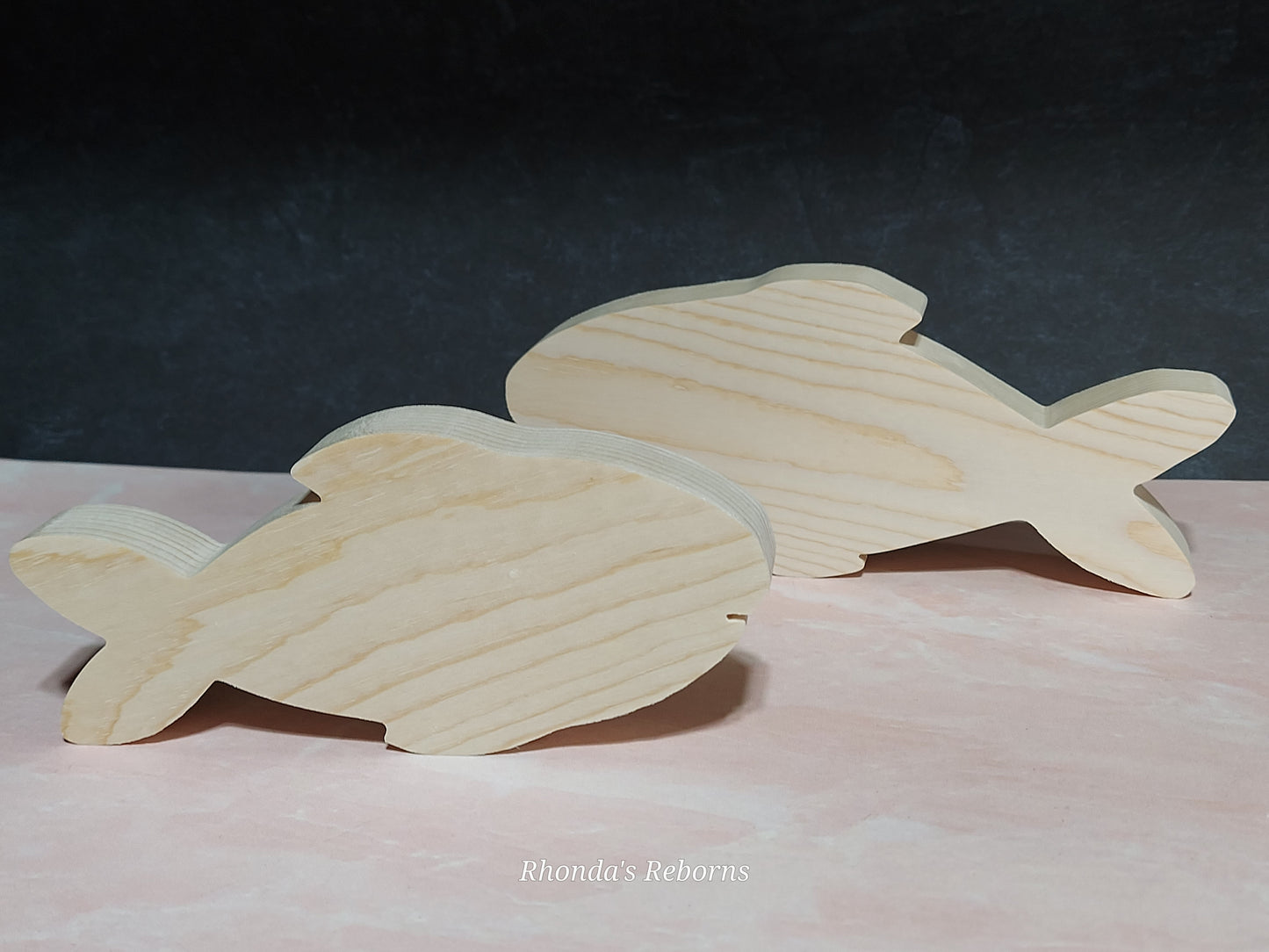 Unfinished Wooden Fish Cutout