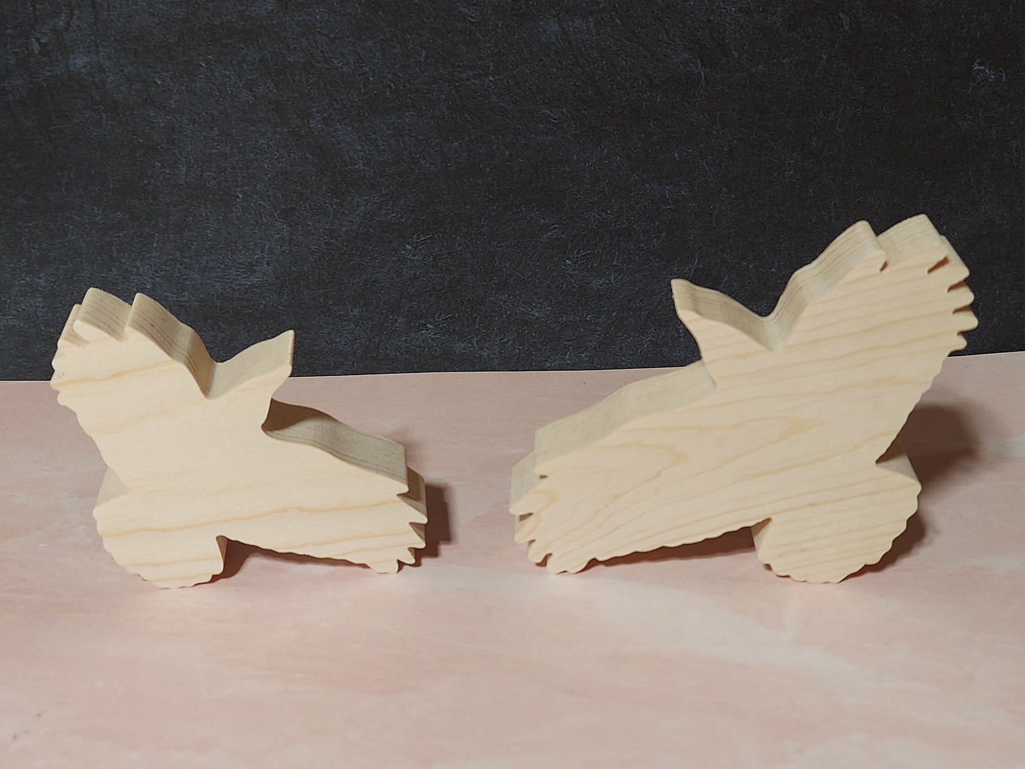 Unfinished Wooden Crow Cutout