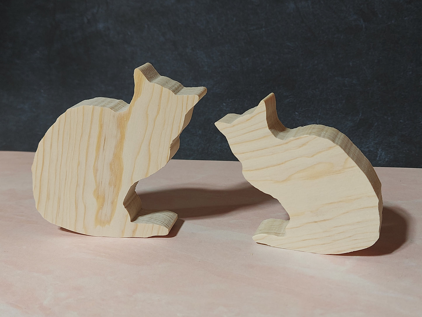 Unfinished Wooden Cat Cutout