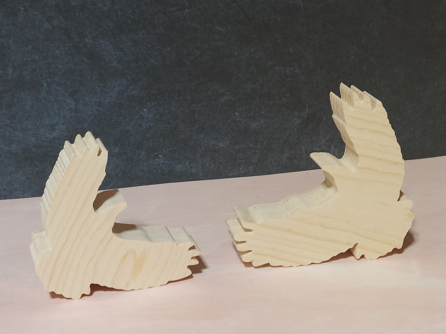 Unfinished Wooden Crow Cutout