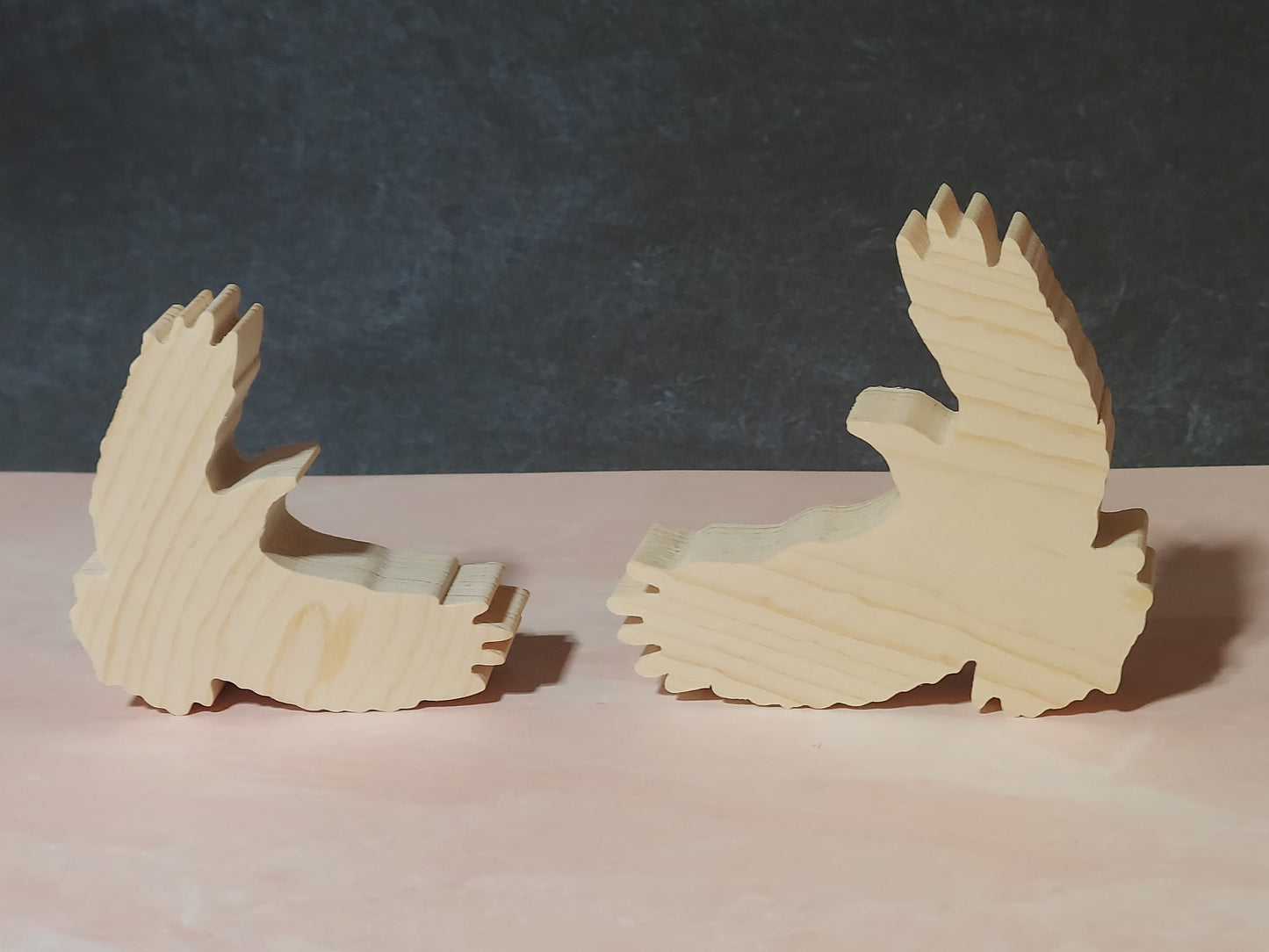 Unfinished Wooden Crow Cutout