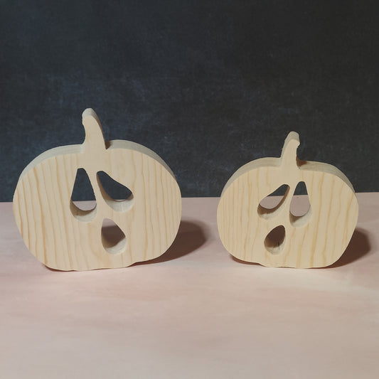 Unfinished Wooden Pumpkin Cutout