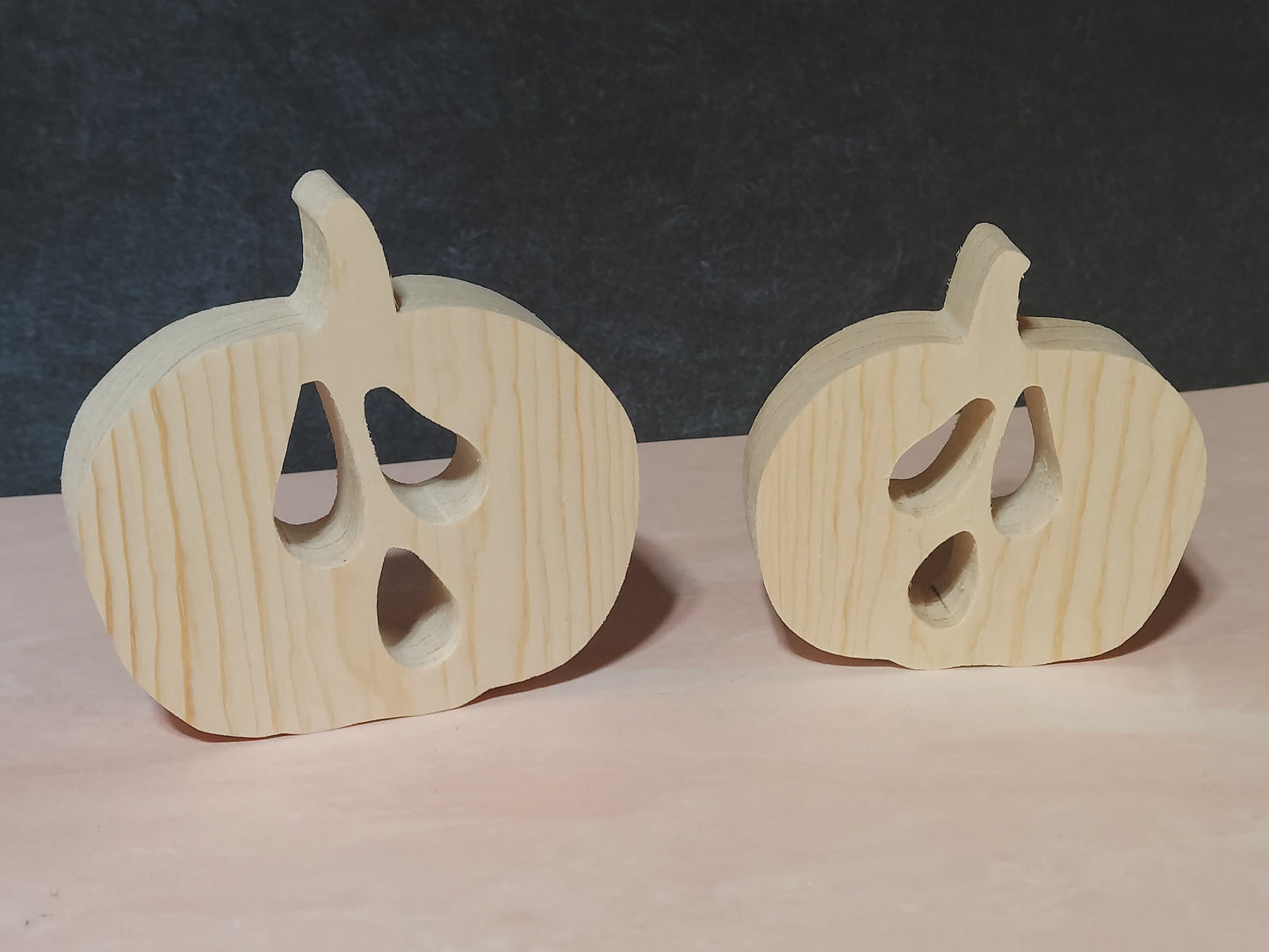 Unfinished Wooden Pumpkin Cutout