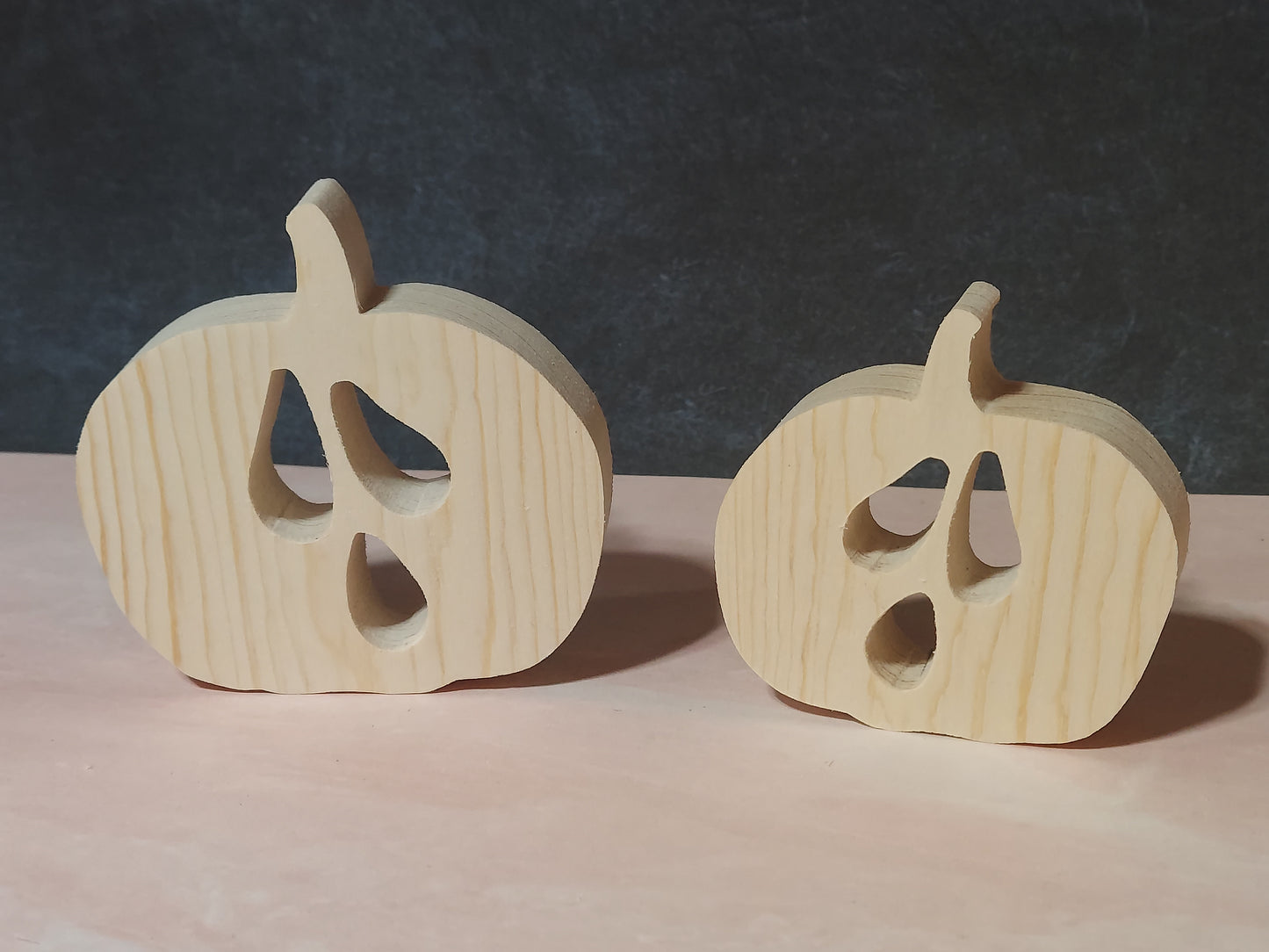 Unfinished Wooden Pumpkin Cutout