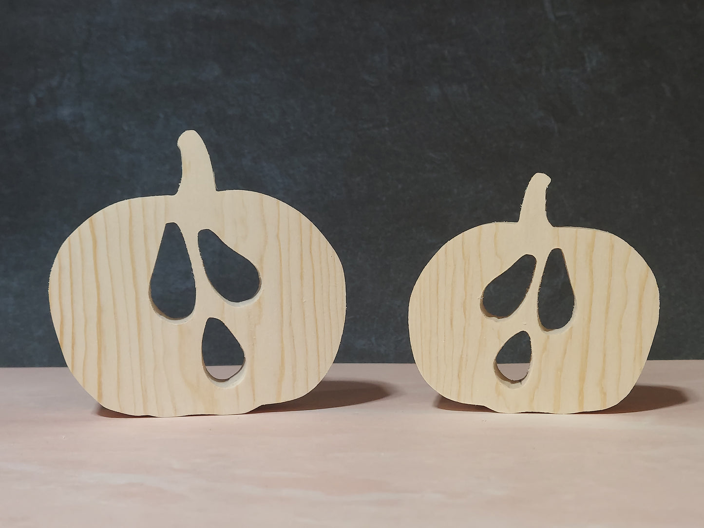 Unfinished Wooden Pumpkin Cutout