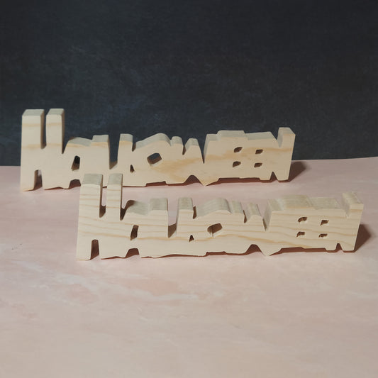 Unfinished Wooden Halloween Cutout