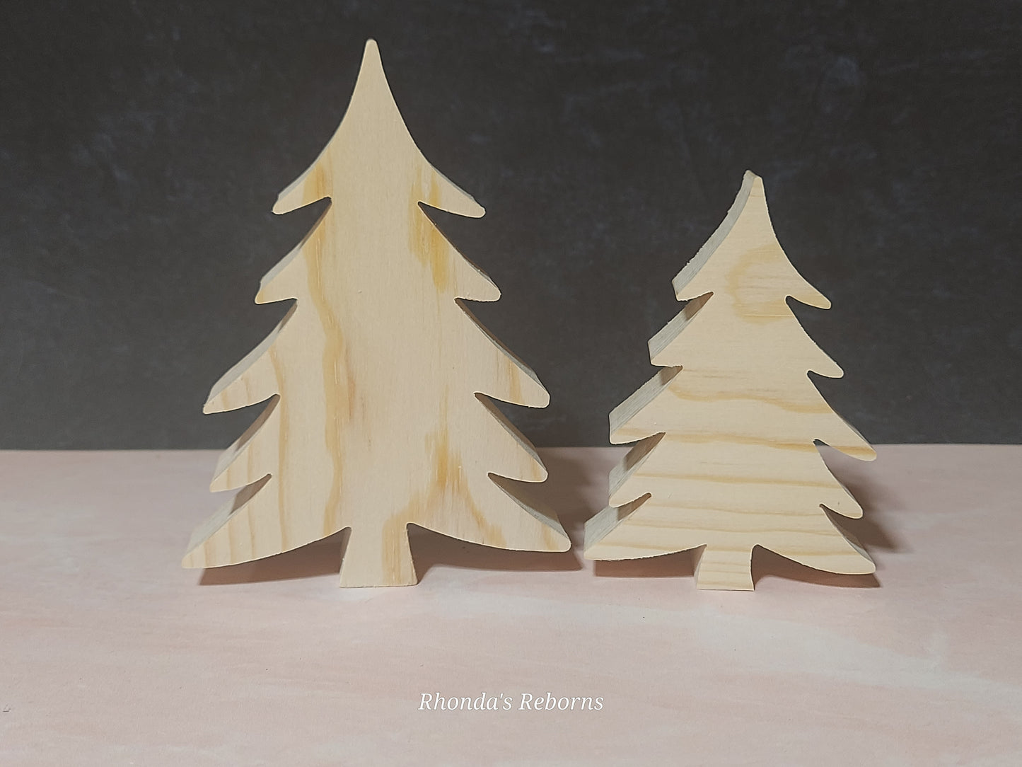 Unfinished Wooden Christmas Tree Cutout