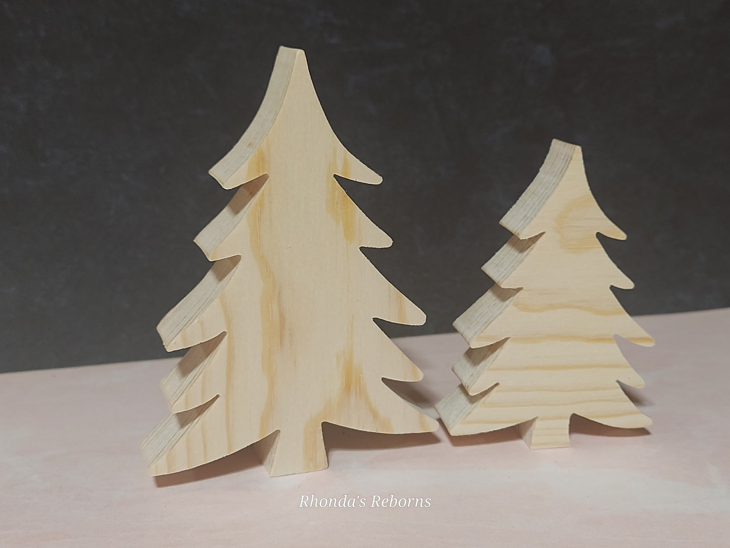 Unfinished Wooden Christmas Tree Cutout