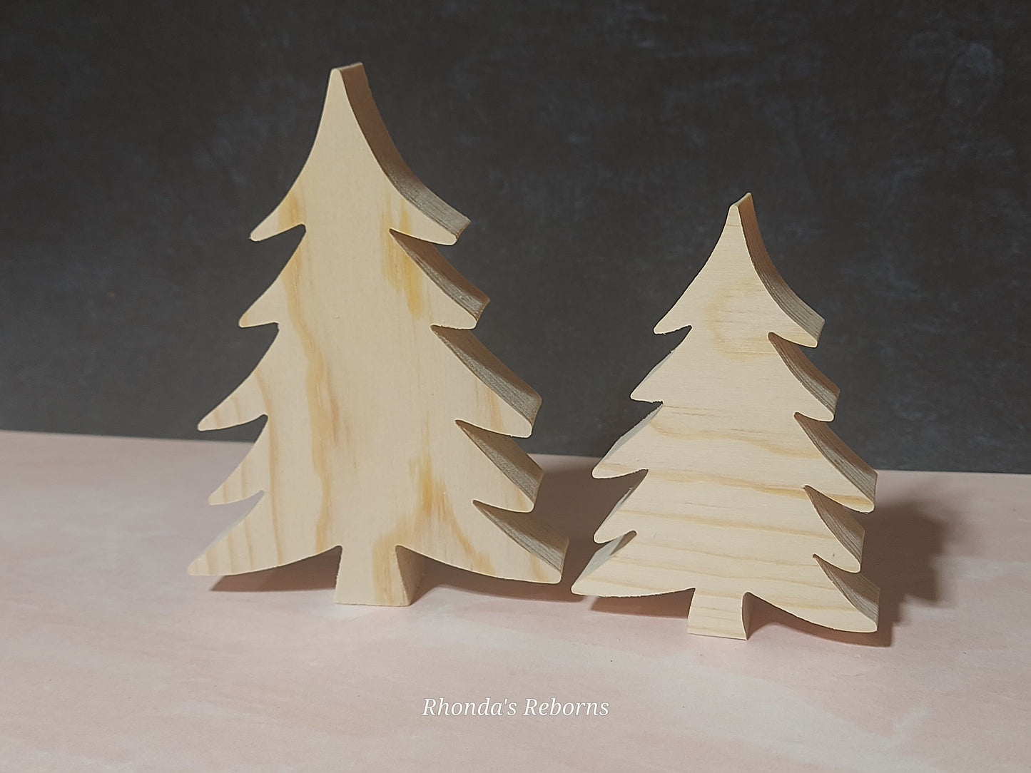 Unfinished Wooden Christmas Tree Cutout