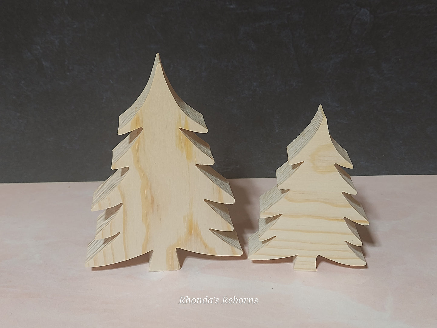 Unfinished Wooden Christmas Tree Cutout