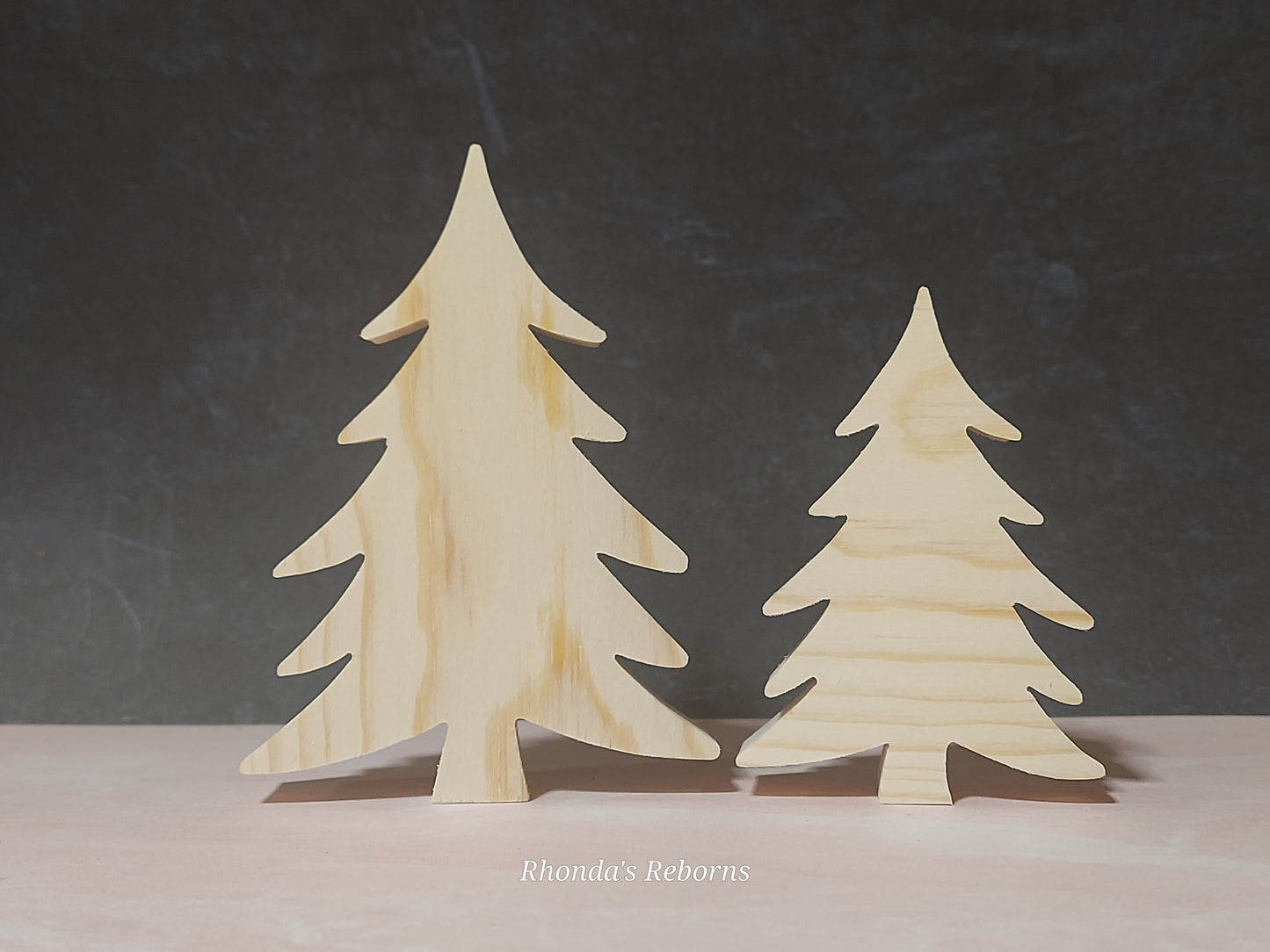 Unfinished Wooden Christmas Tree Cutout