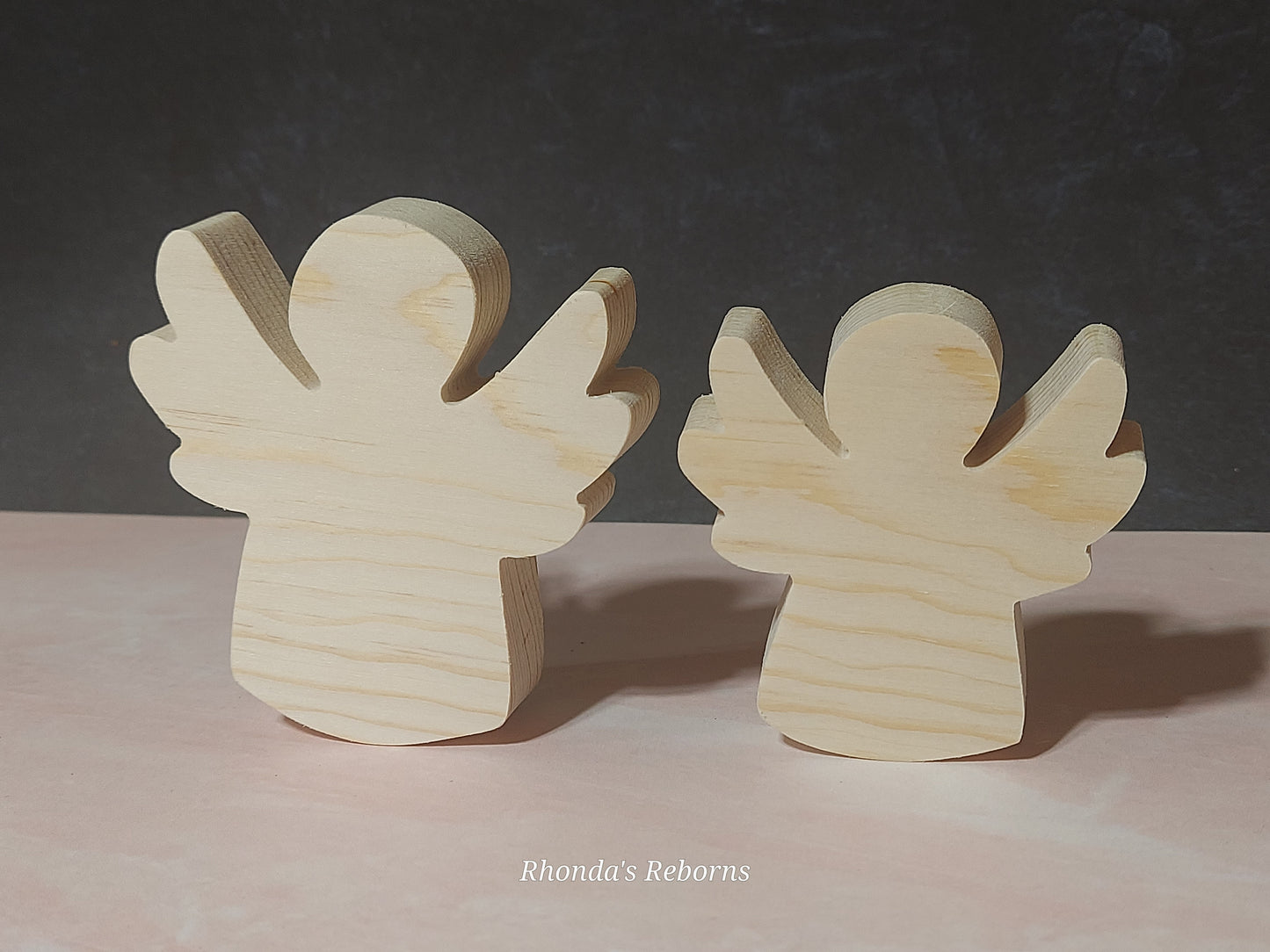 Unfinished Wooden Angel Cutout