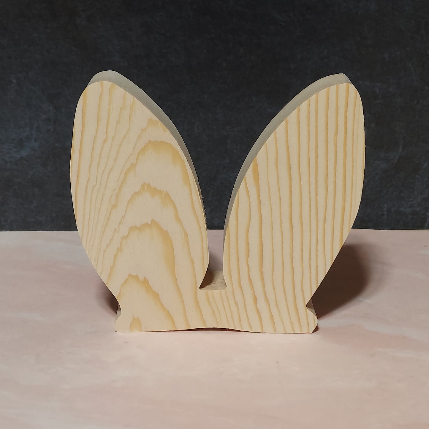 Unfinished Wooden Bunny Ears Cutout