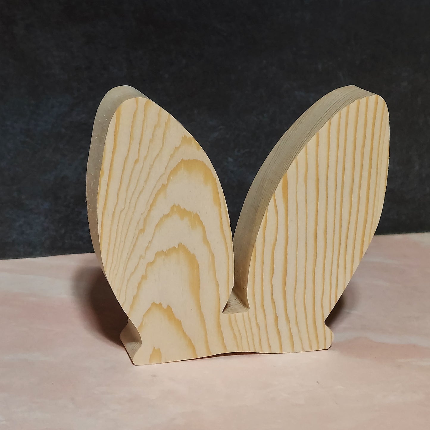 Unfinished Wooden Bunny Ears Cutout