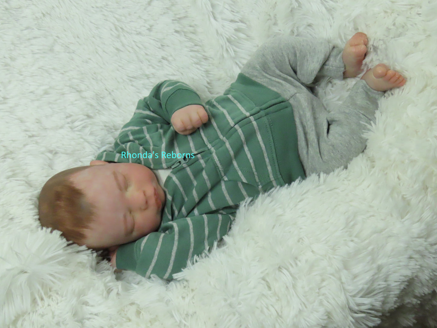 Bryson Sleeping - Custom Reborn Baby