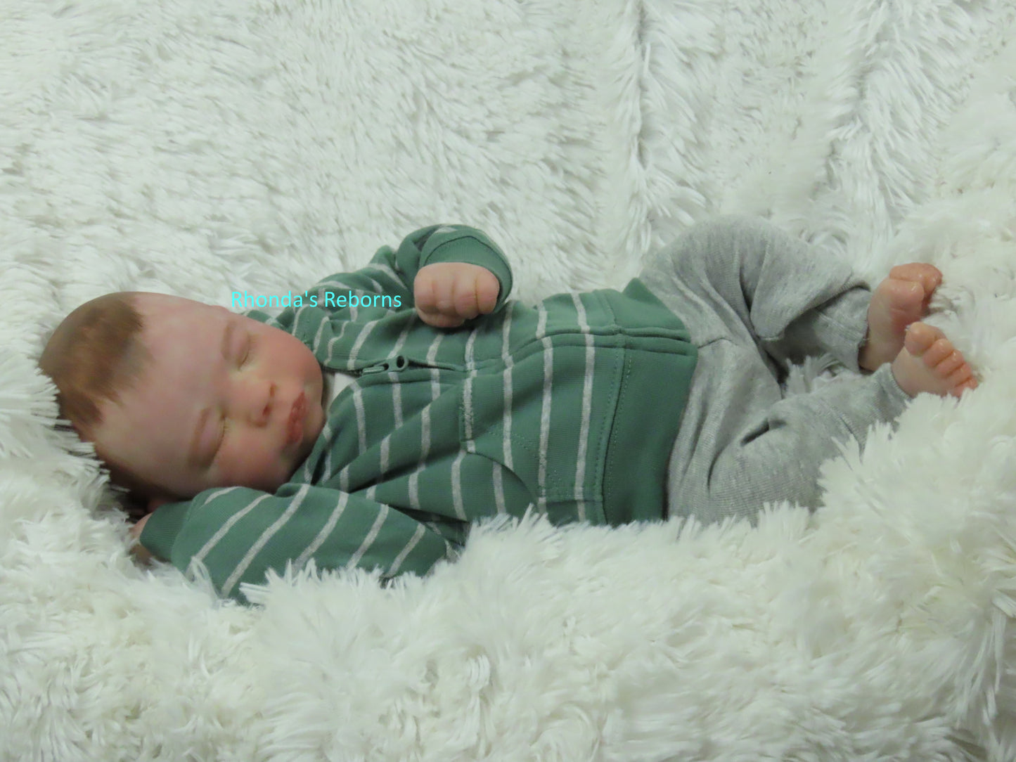 Bryson Sleeping - Custom Reborn Baby