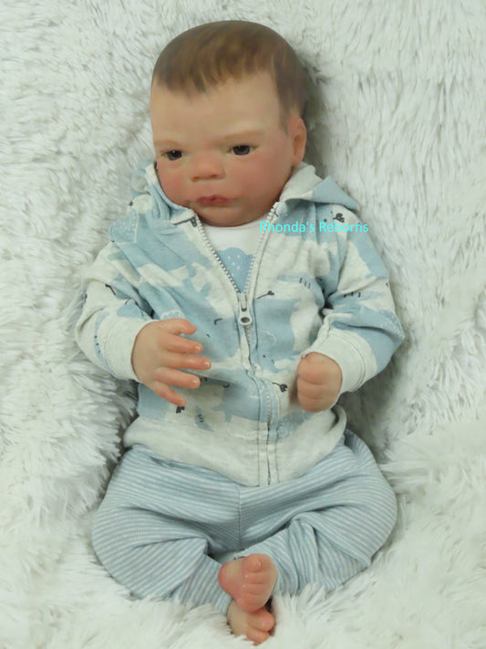 Charles Awake - Custom Reborn Baby