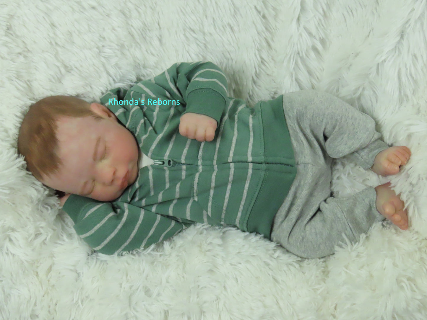 Bryson Sleeping - Custom Reborn Baby