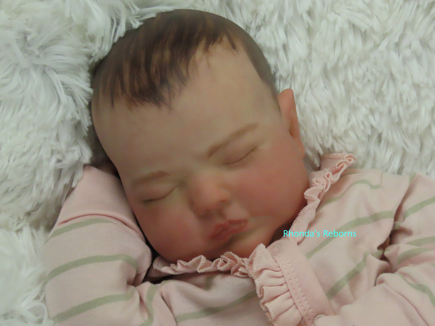 Tessa Sleeping - Custom Reborn Baby