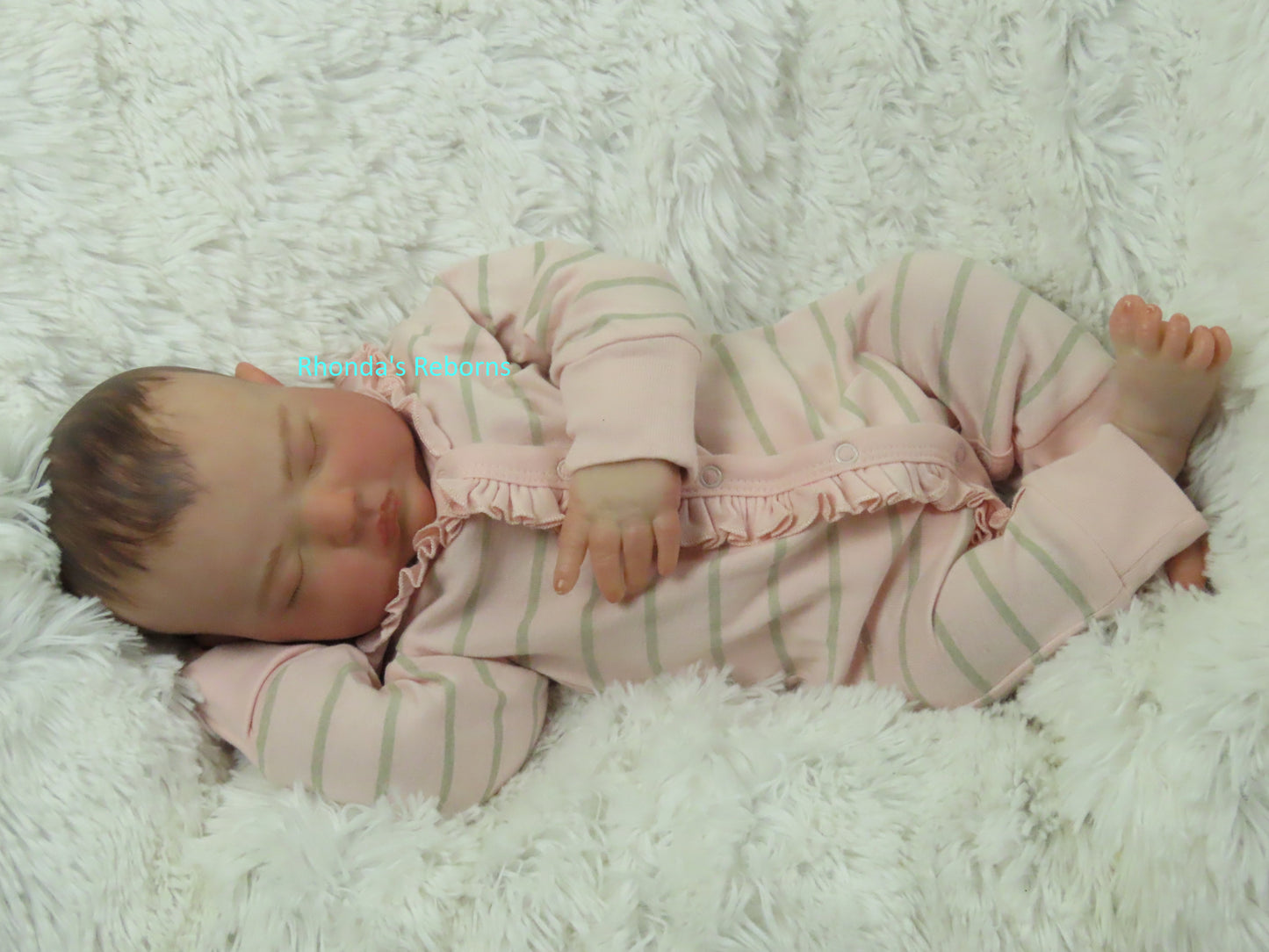 Tessa Sleeping - Custom Reborn Baby