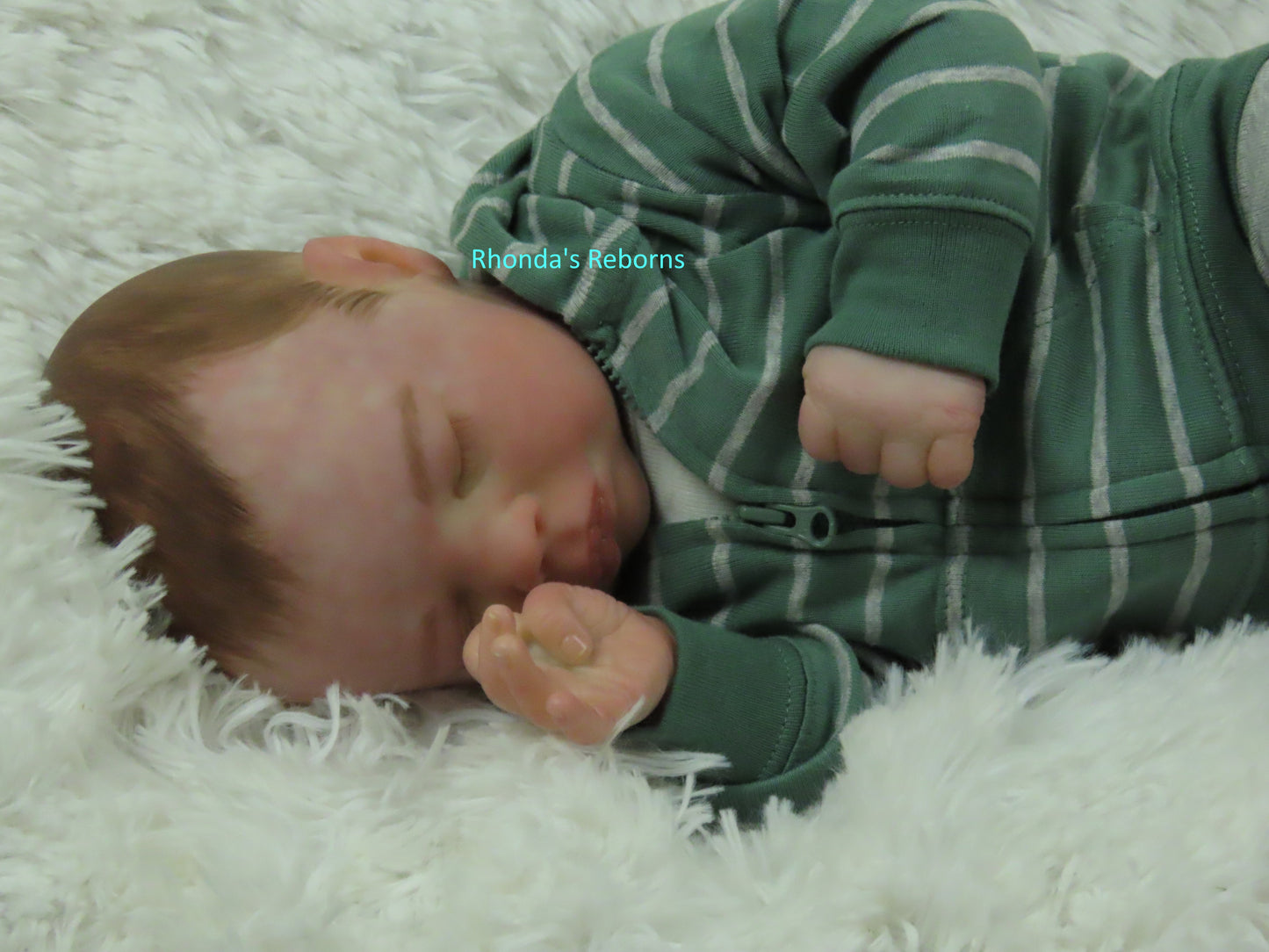 Bryson Sleeping - Custom Reborn Baby