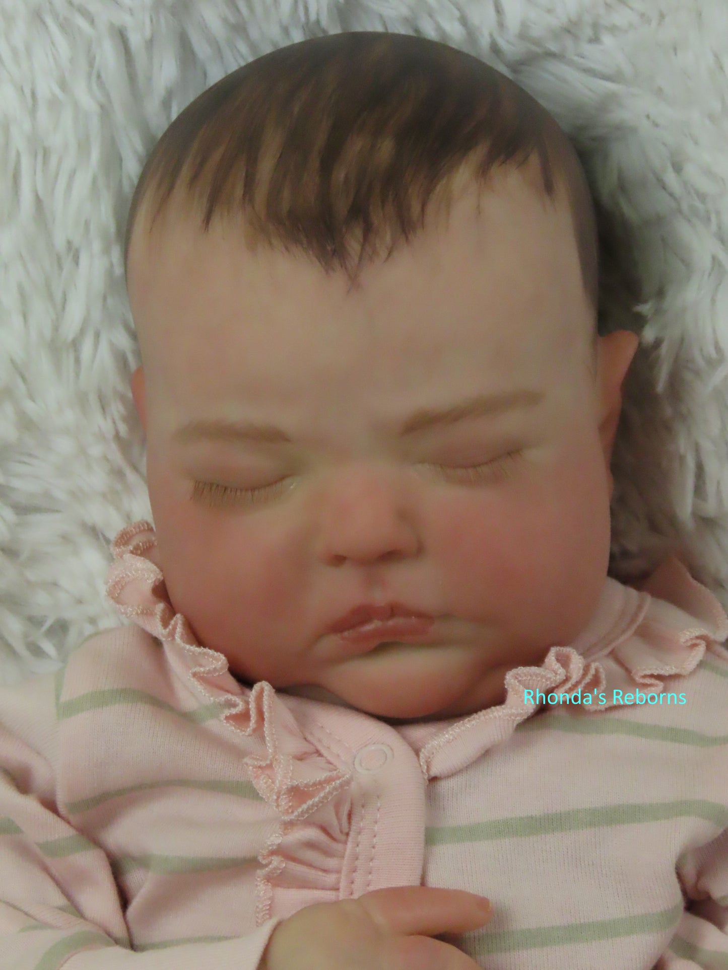 Tessa Sleeping - Custom Reborn Baby