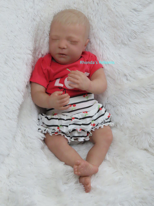 Brittany Sleeping - Custom Reborn Baby