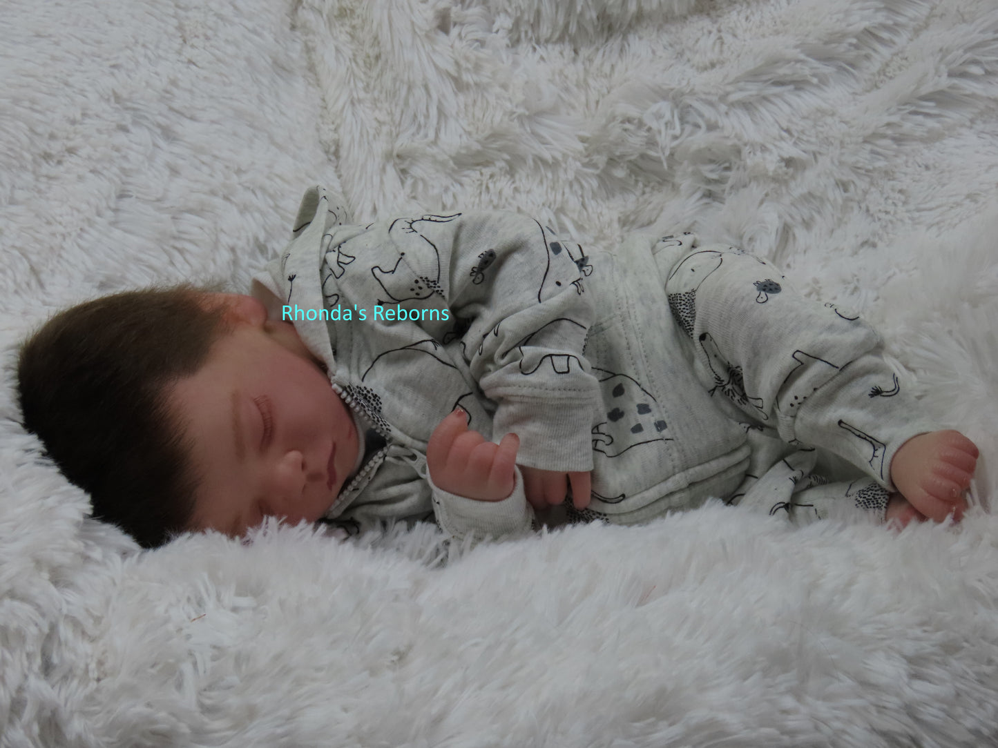 Christopher Sleeping - Custom Reborn Baby