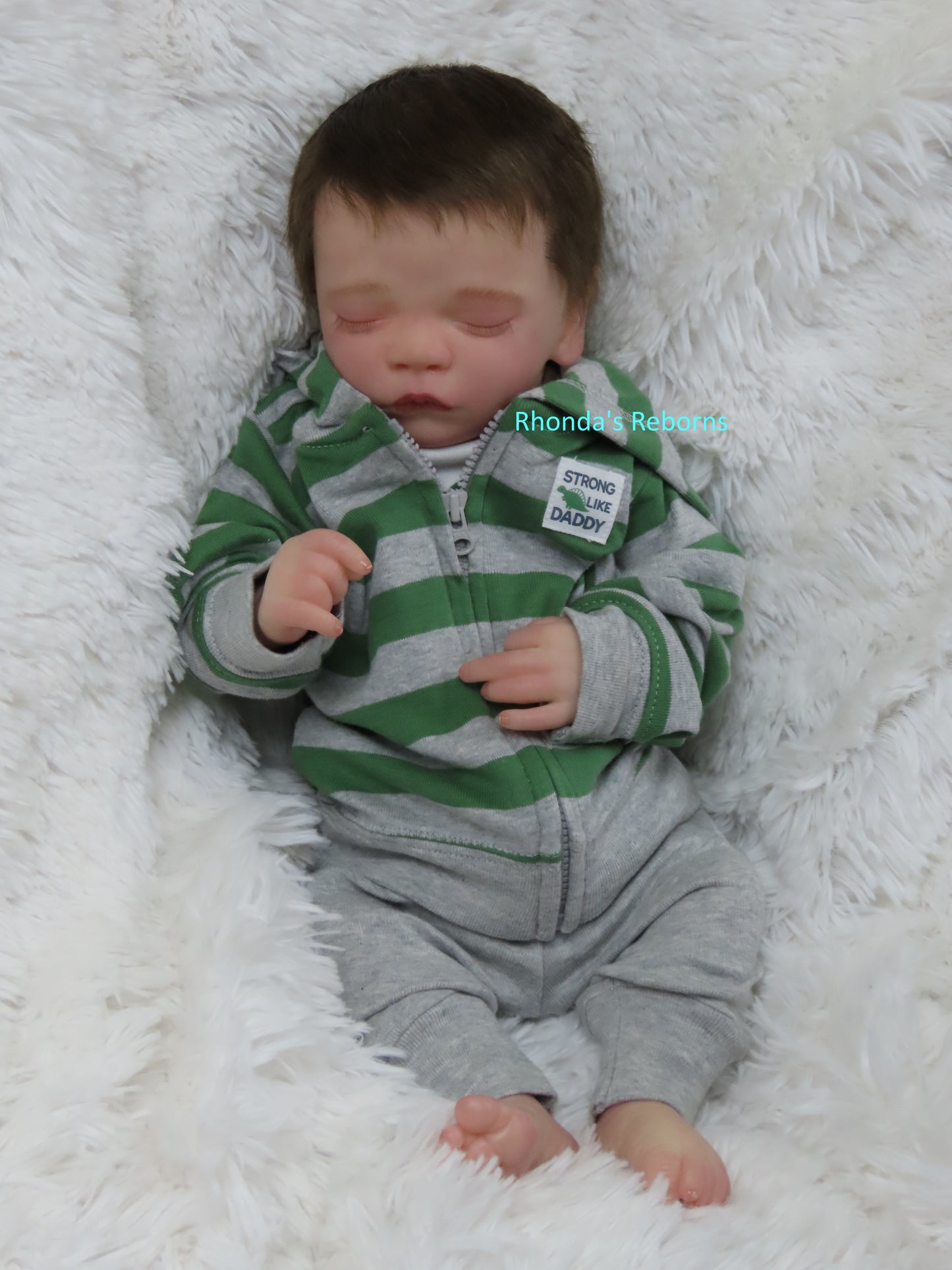 Christopher Sleeping - Custom Reborn Baby