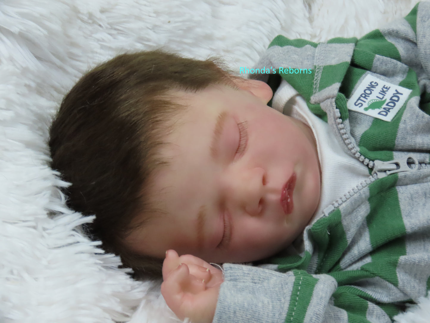 Christopher Sleeping - Custom Reborn Baby