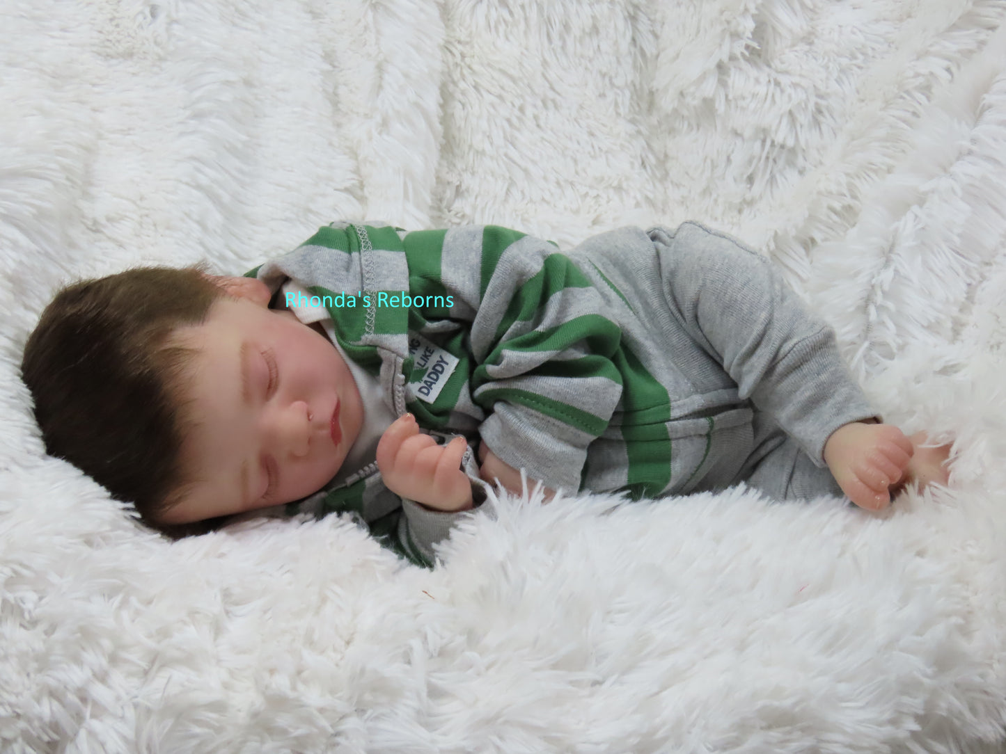 Christopher Sleeping - Custom Reborn Baby