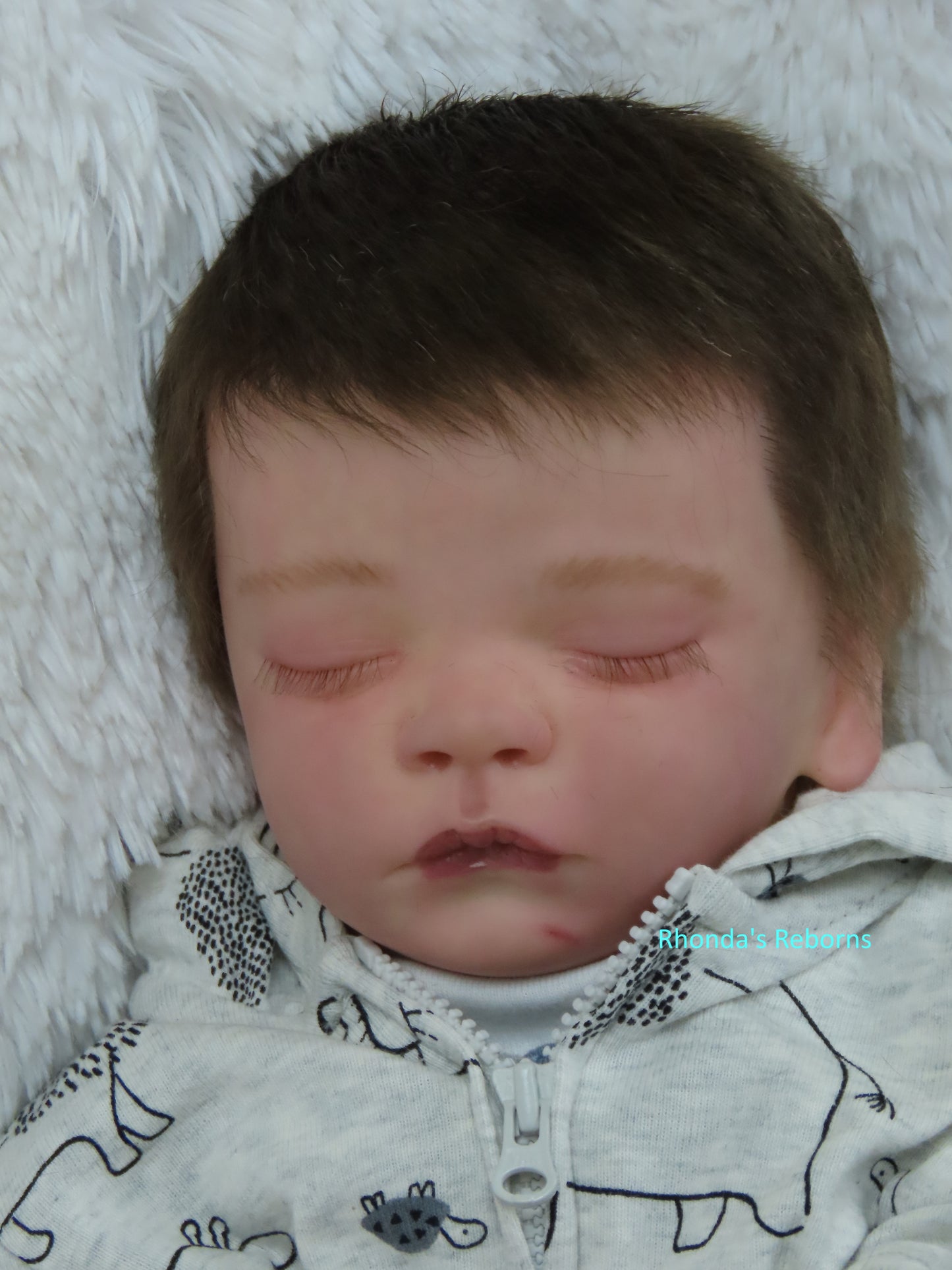 Christopher Sleeping - Custom Reborn Baby