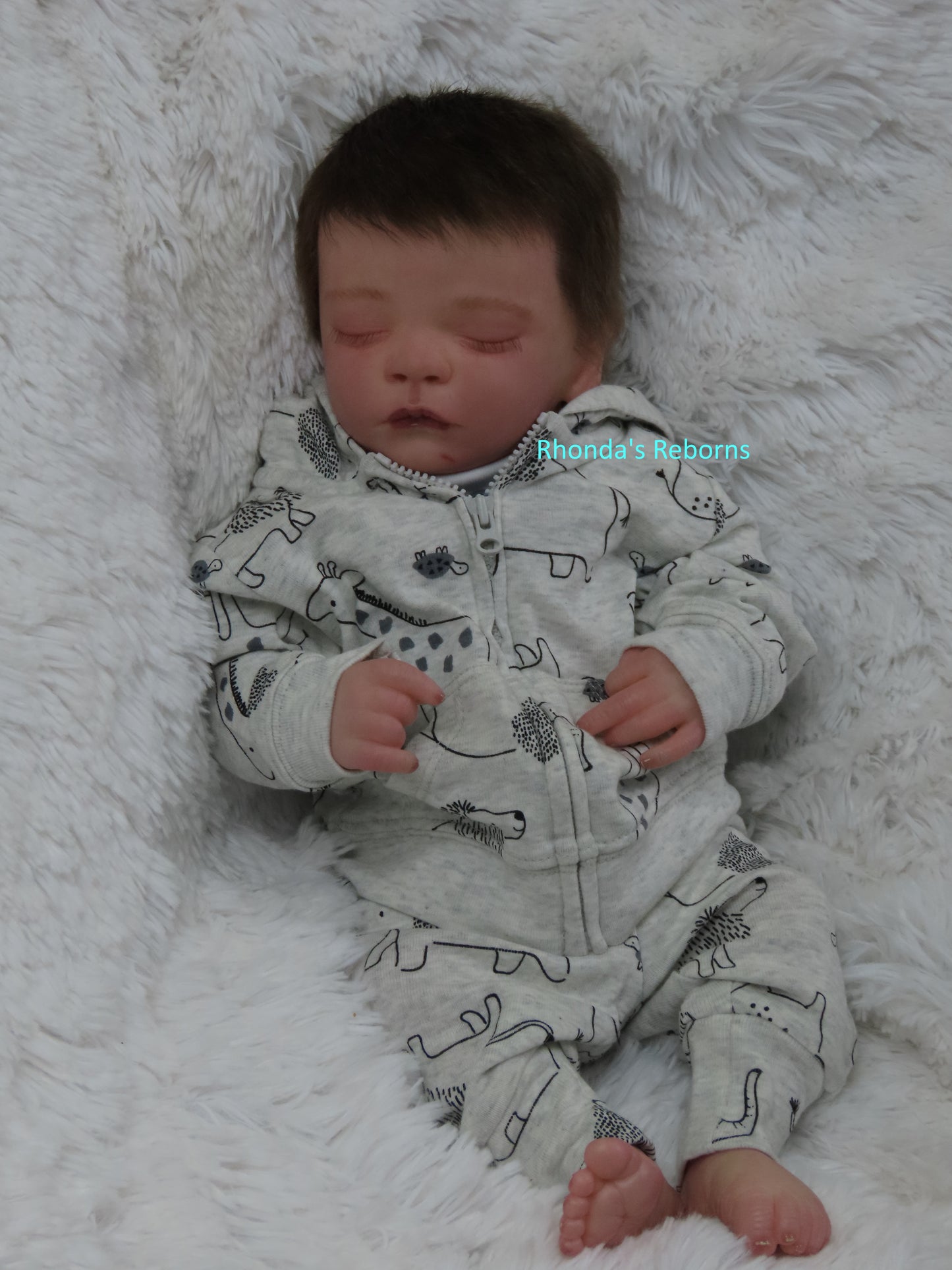 Christopher Sleeping - Custom Reborn Baby