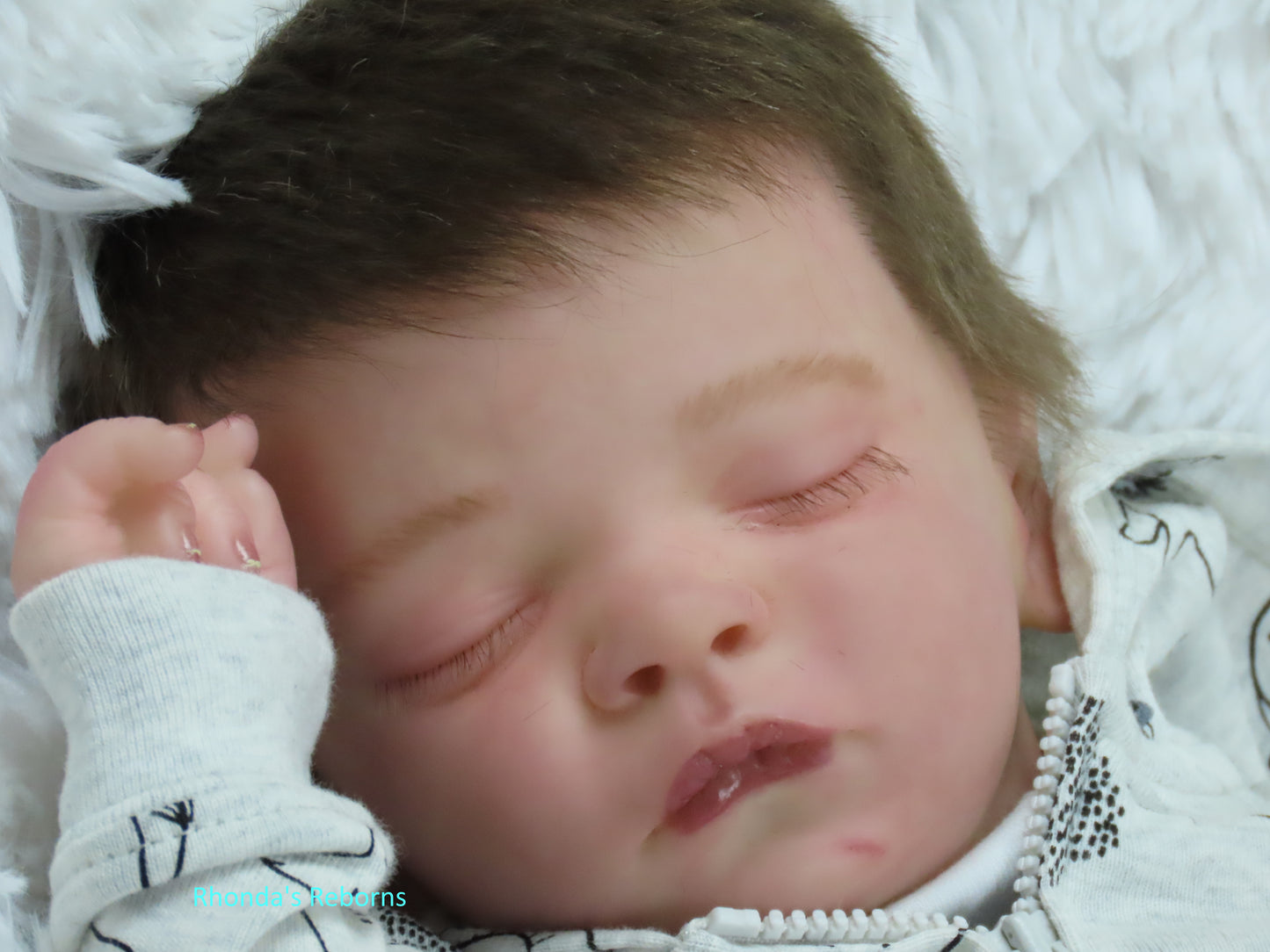 Christopher Sleeping - Custom Reborn Baby