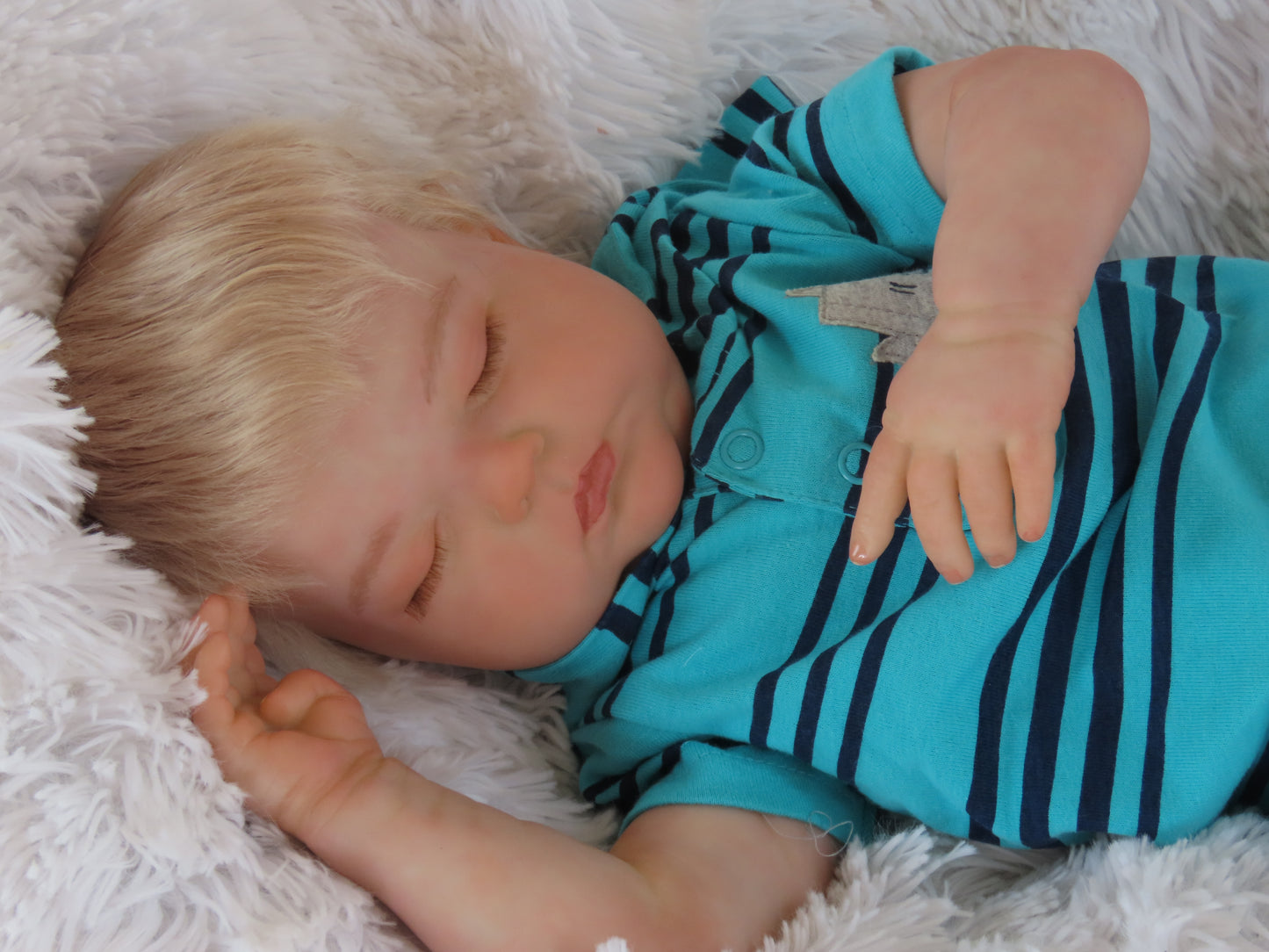 Tessa Sleeping - Custom Reborn Baby