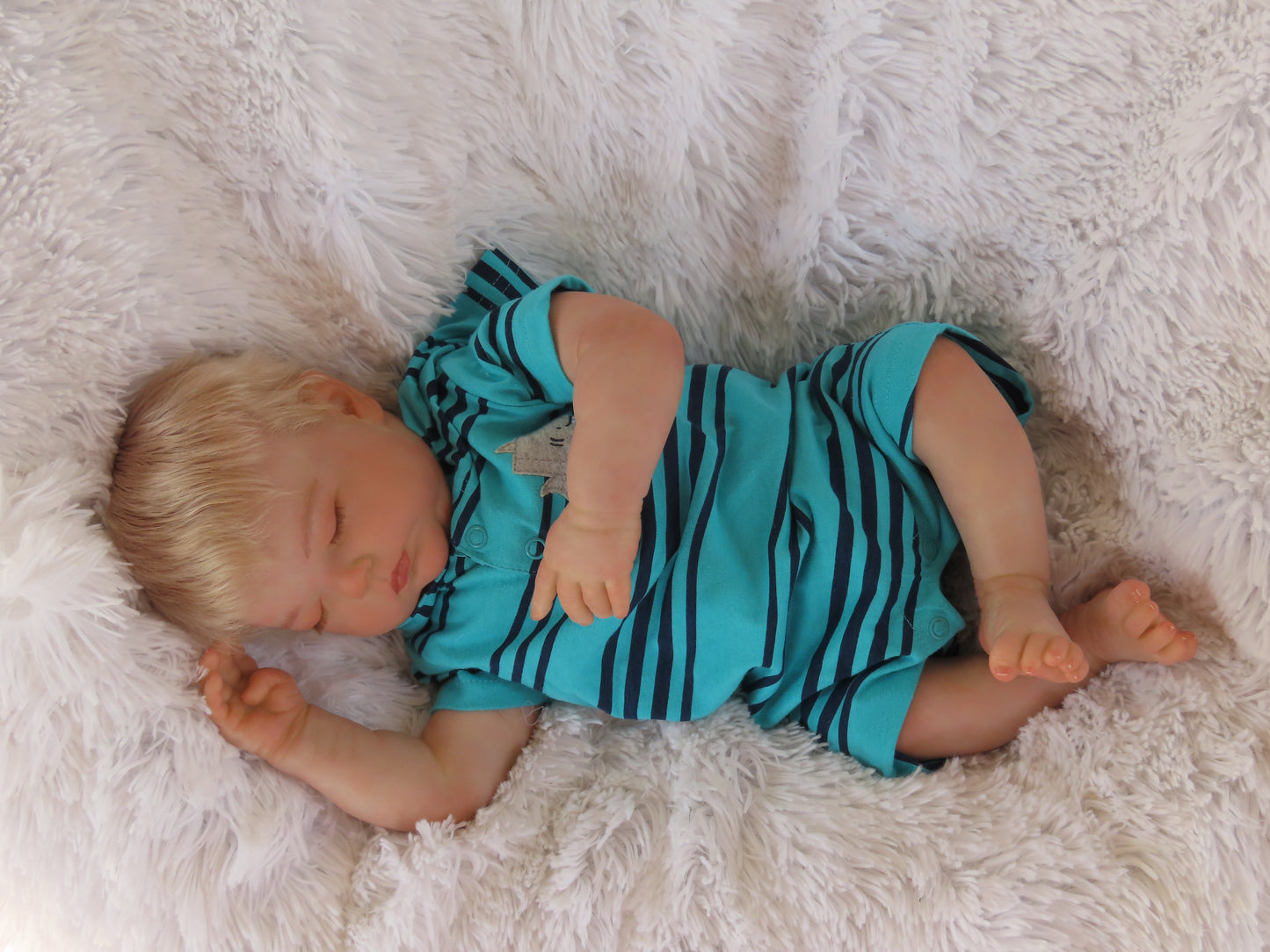 Tessa Sleeping - Custom Reborn Baby