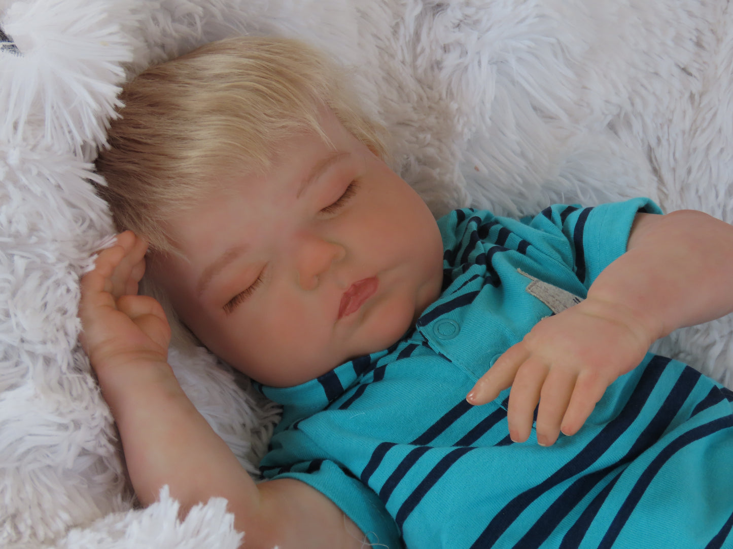 Tessa Sleeping - Custom Reborn Baby