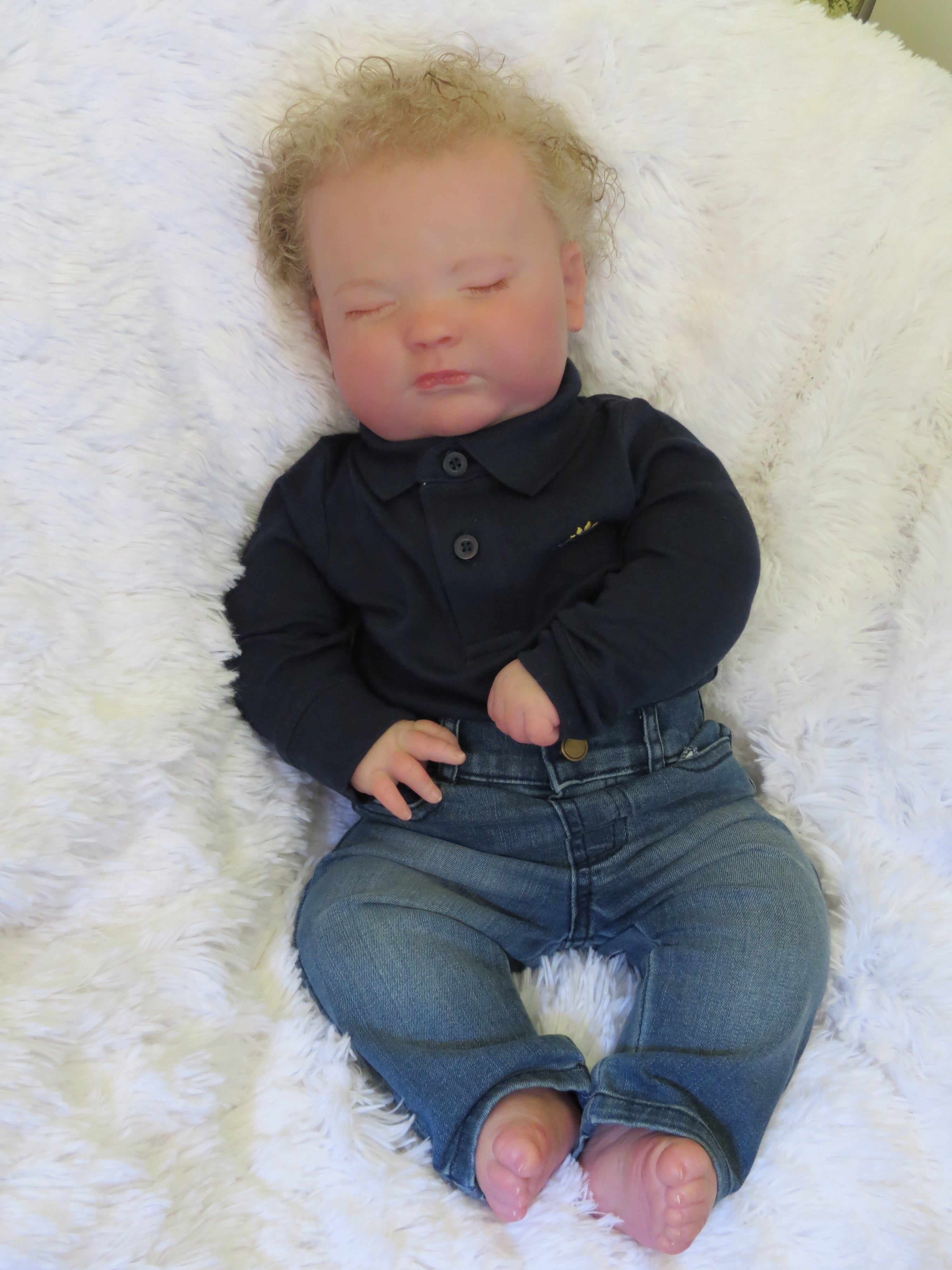 3 month Joseph Sleeping - Custom Reborn Baby